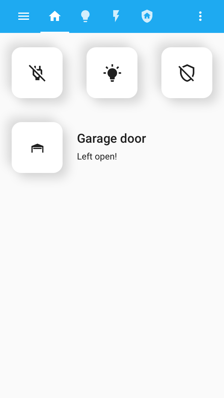 Screenshot of my Home Assistant dashboard